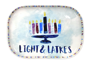 Glendale, CA Hanukkah Light & Latkes Platter
