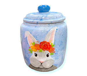 Glendale, CA Watercolor Bunny Jar