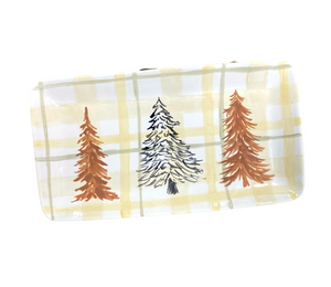 Glendale, CA Pines And Plaid Platter