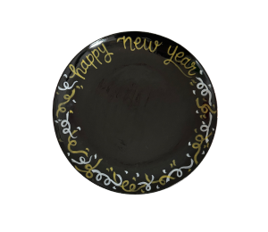 Glendale, CA New Year Confetti Plate