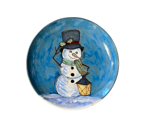 Glendale, CA Rustic Glazed Snowman