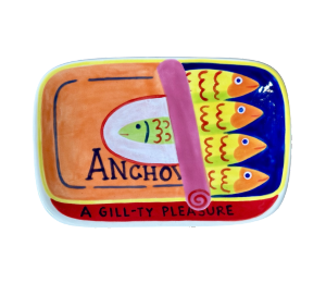Glendale, CA Anchovies App Plate