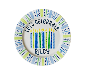 Glendale, CA Let's Celebrate Plate